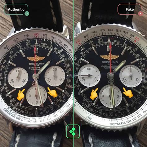 breitling fake vs original